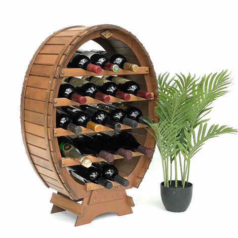 Botte di Vino da 750 Ml, Botte di Legno Personalizzata Mini Botte di  Invecchiamento Fatta a Mano in Rovere con Supporto, Rende il Vino Più  Morbido per