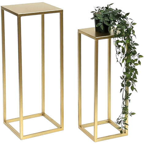DanDiBo KW410 Bloementrap, metaal, zwart, 96 cm, bloemenstandaard met 4
