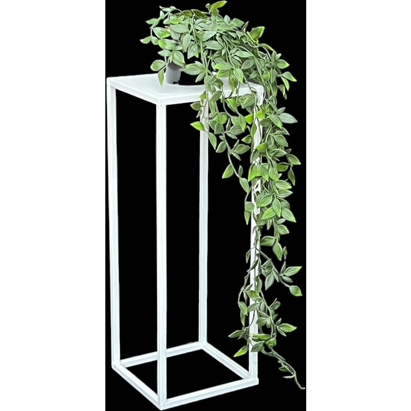 DanDiBo Tabouret pour fleurs Métal Blanc Angulaire 50 cm Support pour fleurs Table d'appoint 96482 S Colonne pour fleurs Moderne Support pour plantes DanDiBo Tabouret pour fleurs Métal Blanc Angulaire 50 cm Support pour fleurs Table d'appoint 96482 S Colonne pour fleurs Moderne Support pour plantes