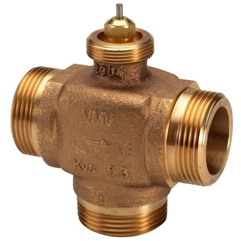 Danfoss 3-Wege-Mischventil VMV DN 32 Kvs 10,0, PN 16, RG5, G 1 1/2" A