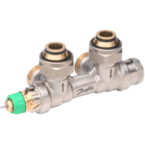 Danfoss dyn, VHS-DV Fühler links Eckausführung, Ventileinsatz im Vorlauf für Heizkörper mit 3/4"