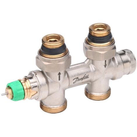 Danfoss dyn, VHS-DV Fühler rechts oder links Durchgangsausführung, Ventileinsatz im Vorlauf für Heizkörper mit 1/2"