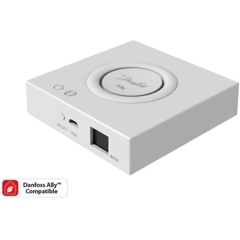 Danfoss Gateway Ally, AP, LAN, Zigbee para Danfoss Ally termostatos electr., 014G2400