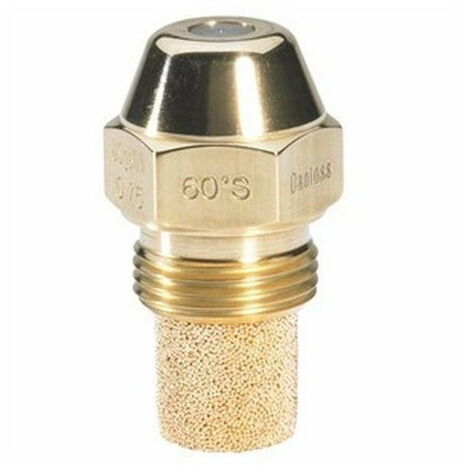Danfoss – Gicleur chauffage central type S – Angle 60° – Débit 0,50 gallon (1,89 l/h) – Régulation précise du fioul