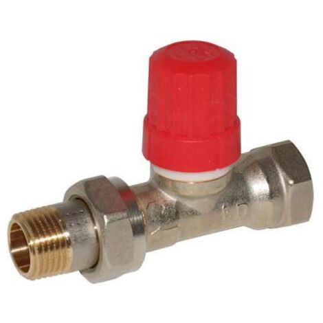 Danfoss Heizkörperventil RA-N 15 1/2“ Thermostatunterteil Durchgang mit Voreinstellung 013G1014
