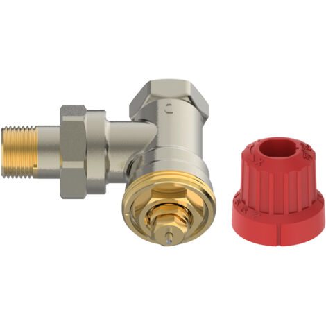 Danfoss M30 Ventilgehäuse MIO 10 M30x1,5, R 3/8", Eckausführung, matt vernickelt