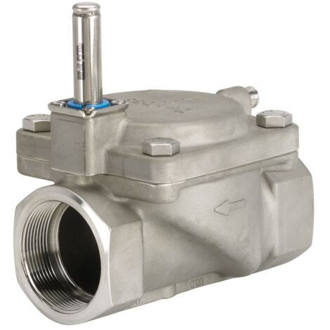 Danfoss Magnetventil EV220BW, Edelstahl Kv 24,00m3/h normal geschlossen (NC), G 1 1/2", EPDM-Dichtung