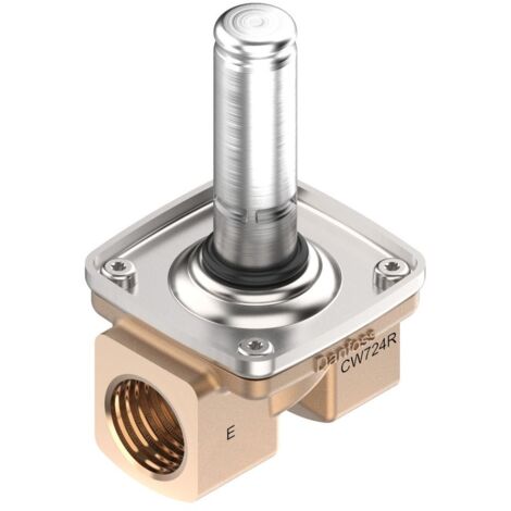 Danfoss Magnetventil EV221BW, Kv 1,50m3/h, normal geöffnet (NO), G 1/2", EPDM-Dichtung