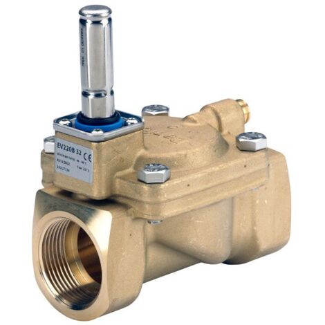 Danfoss Magnetventilgehäuse EV220B 32B G 1 1/4", Kvs 16,0, servogesteuert, NO