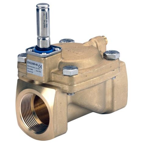 Danfoss Magnetventilgehäuse EV220B 40B G 1 1/2", Kvs 24,0, servogesteuert, NO