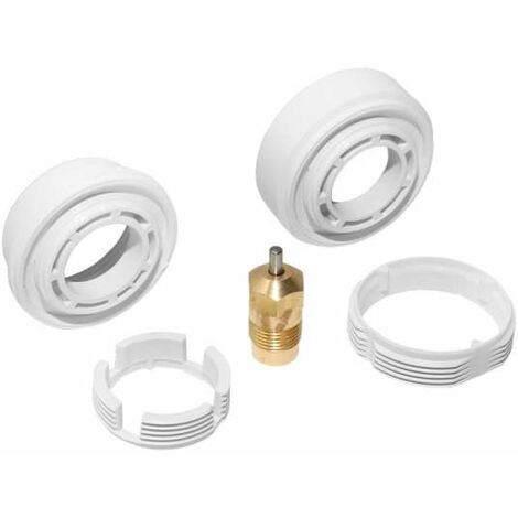 Thermostat Adapter für Heizungsventile RA, RAV, RAVL, Caleffi, Giacomini  und M28 x 1,5 aus Kunststoff in Lichtgrau (Thermostat Adapter Set) :  : Baumarkt