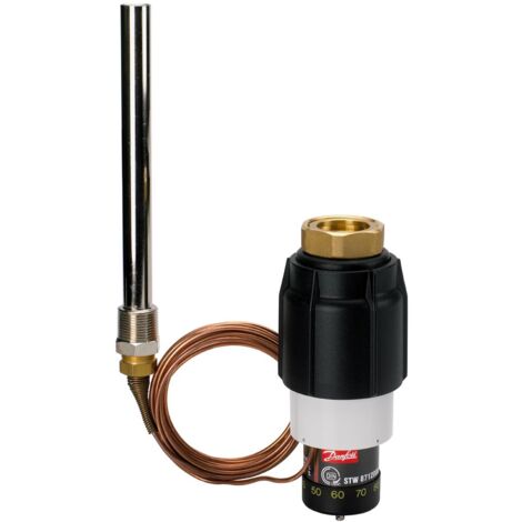 Danfoss Sicherheitstemperaturwächter STM 30-110 Grad C R 3/4", mit Tauchhülse (MS)