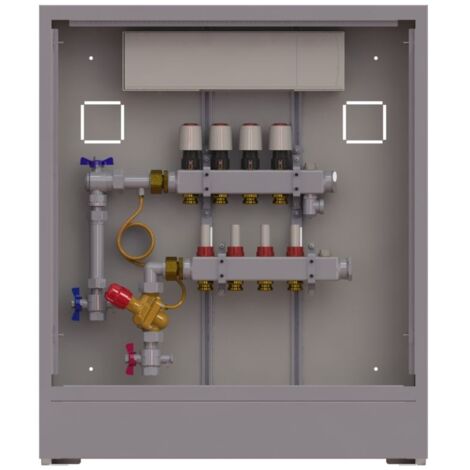 Danfoss Station UnoFloor Comfort 2L 2 HK, links mit AB-PM-Set, 230V
