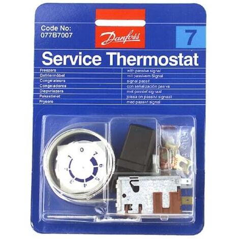 Danfoss - termostato danfoss nr7 señal pasiva - 077b7007 - 8055005802519