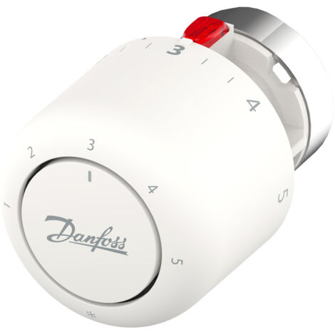 Danfoss – Tête thermostatique 15G4560 pour radiateur – Plage de température 7-28 °C – Installation rapide sans outils – Économie d'énergie jusqu'à 2%