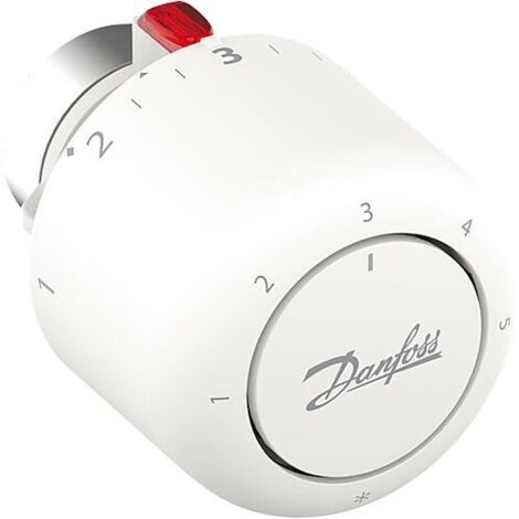 Danfoss – Tête thermostatique RA/VL – Plage de réglage 7-28°C – Raccord de serrage 26 mm – Élément de régulation rempli de gaz – Résistant au gel