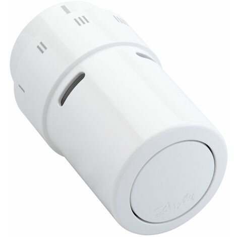 Danfoss – Tête thermostatique RAX ultra-compacte – Plage de température 8 °C à 28 °C – Installation rapide avec clé Allen – Compatible avec radiateurs RA 2000