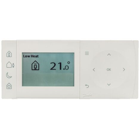Danfoss – Thermostat d’ambiance électronique 230 V – Programmable 24h/5-2/7j – 4 modes de confort – Interface intuitive