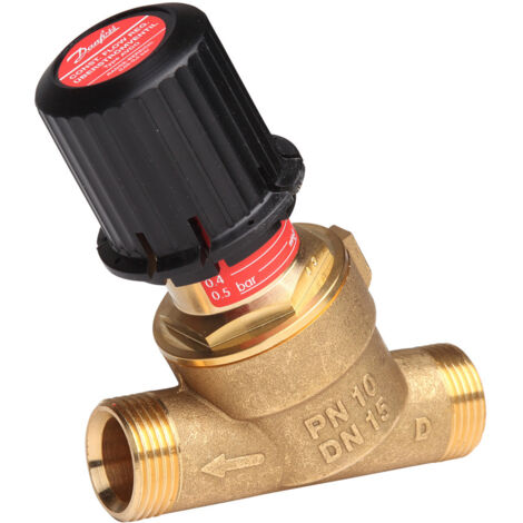 Danfoss Überströmventil AVDO 15 G 3/4" AG, Durchgangsausführung, mit AG für Klemmring