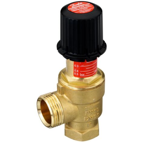 Danfoss Überströmventil AVDO 25 Rp 1", Eckausführung, Innen-Muffengewinde / Nippel