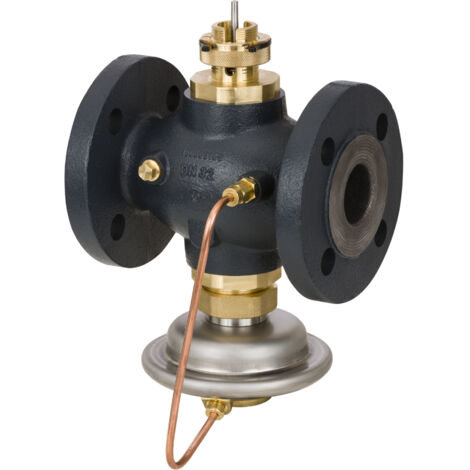 Danfoss Volumenstromregler mit integriertem Stellventil AVQM DN 50, Kvs 25,0, PN 25, GGG-40.3, mit Flansch
