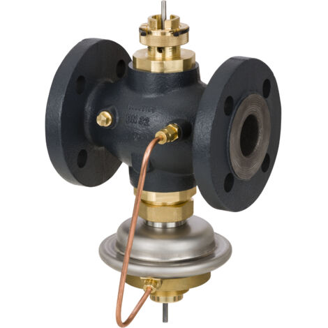 Danfoss Volumenstromregler mit integriertem Stellventil AVQMT DN 32, Kvs 12,5, PN 25, GGG-40.3, mit Flansch