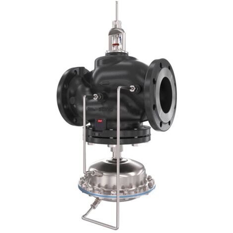 Danfoss VSR adaptivem Stellverhältnis AFQMP2 DN 125 Kvs 250, PN 40, GS-C25, 0,1-1,0 bar, mit Flansch