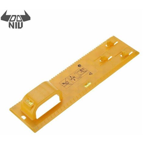 DANIU 1PCS Multifunction Level Ruler 34.9x9x4.9CM Bubble Level Measuring Tool Photo Frame Hanger ABS Plastic DIY Hand Tool