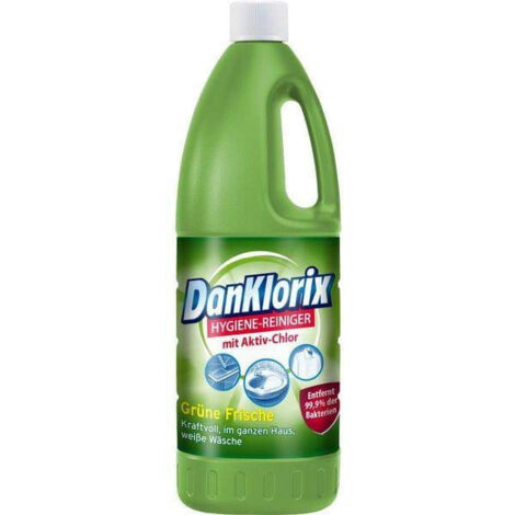 DanKlorix Hygienereiniger Grüne Frische Chlore Liquide 1,5 l