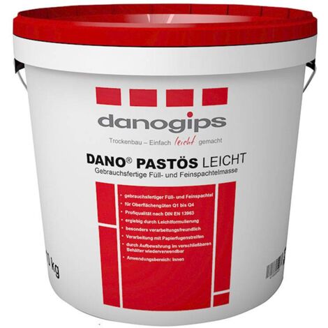 Danogips DANO PASTÖS LEICHT Spachtelmasse Fugenspachtel 10 kg