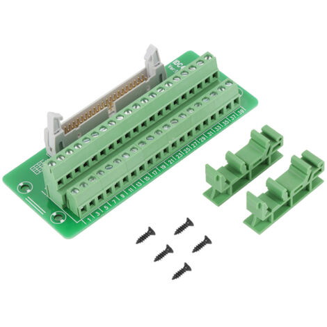 Dans le module d'interface de montage rail, PCB Carrier Male Header Breakout Board Plc Board, pour Mitsubishi Servo