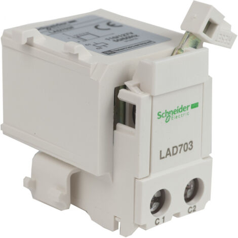 D‚àö√¢CLENCHEUR 220V AC/DC LAD703M SCHNEIDER Trip Reset