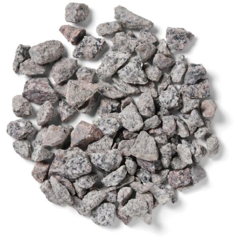 Dappled Silver Bulk Bag 850 kg - 10-20 mm Silver/Grey Granite Premium Chippings - L100 x W100 x H80 cm