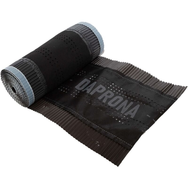 Daprona - bande de faîtage, rouleau de faîtage Alu Super Vent 5m, faîtière enroulable pour une couverture optimale de l'épi de faîtage, colle super