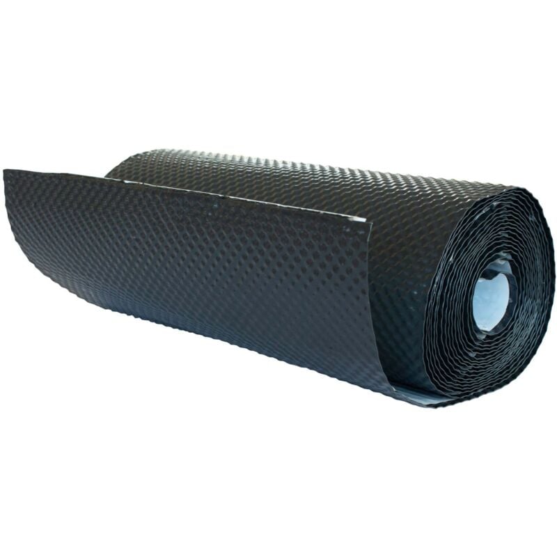 Daprona - bande de raccordement mural 3D, bande de raccordement de cheminée, autocollante, longueur 5m, en aluminium avec colle butyle, étanchéité du