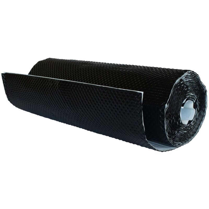 Daprona - bande de raccordement mural 3D, bande de raccordement de cheminée, autocollante, longueur 5m, en aluminium avec colle butyle, étanchéité du