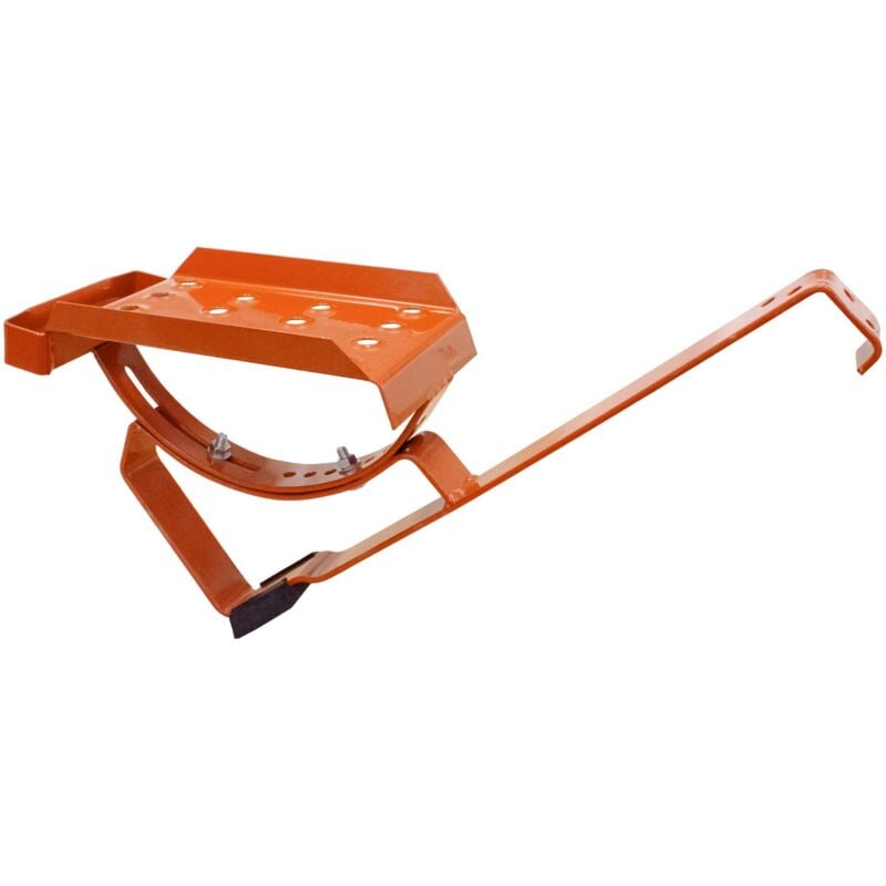 Daprona - Kit de marche de toit pour tuiles plates, marche de toit pour ramoneur, avec matériel de montage pour une marche sûre sur le toit - rouge