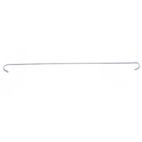 DAPRONA Sturmklammern Gerade, 100 Stück, Stahl - 320mm