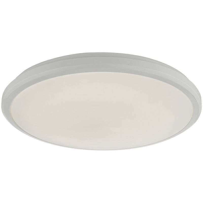 

EMMETT - Plafón empotrado Acrílico Blanco Medio IP44 LED - DAR