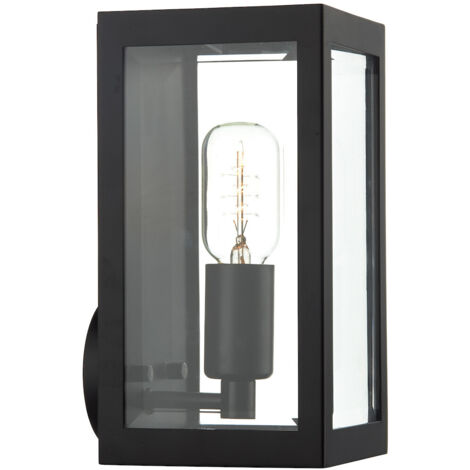 DAR ERA - Applique murale d'extérieur Lantern Noir IP44