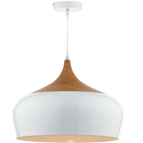 DAR GAUCHO - Suspension Dome Blanc Large, 1x E27