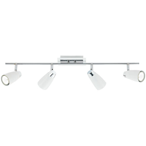 DAR LOFT - Barre de projecteur blanc, 4x GU10