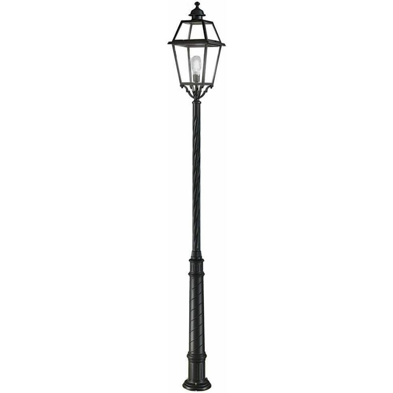 15franklite - Dark gray garden lamp Nerezza 1 Bulb
