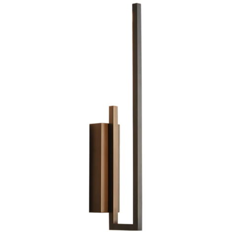 DARLA – Moderne LED-Wandleuchte 40 cm Schwarz