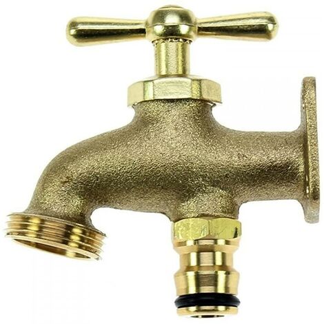main image of "Darlac Brass Take Anywhere Outdoor Tap Garden Watering Irrigation Hose End"