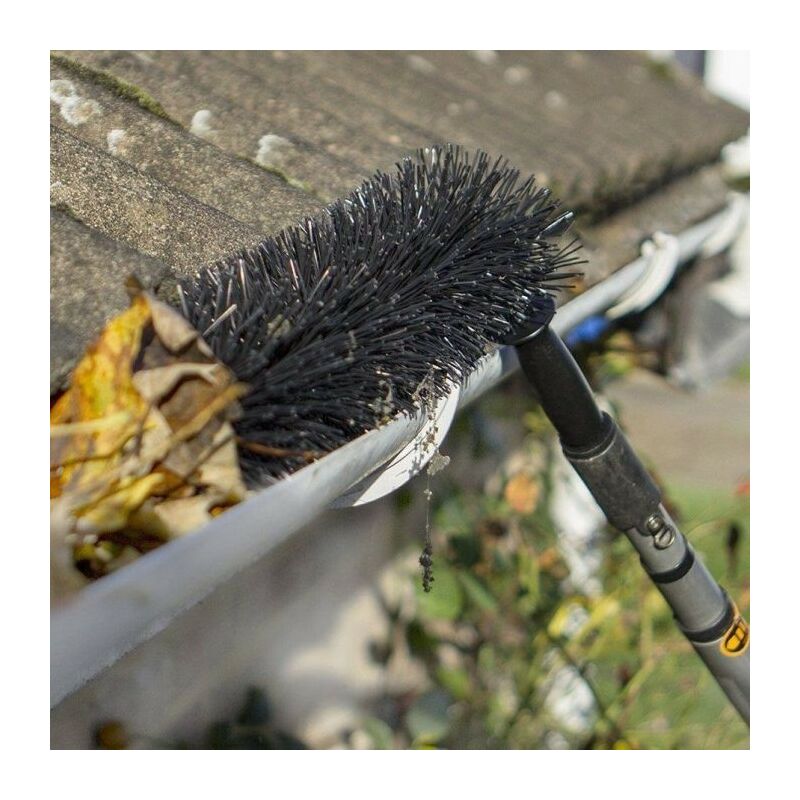 Darlac - DP566 Flexible Gutter Cleaning Brush Roof Leaf Debris Free Swop Top