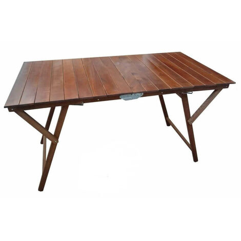 Darlehenstabelle 70x140 cm mit Holzstruktur Eventualität - Brown
