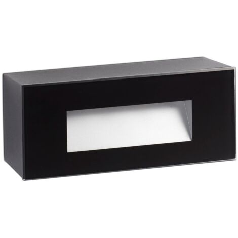 DART Empotrable de pared negro mate 70278