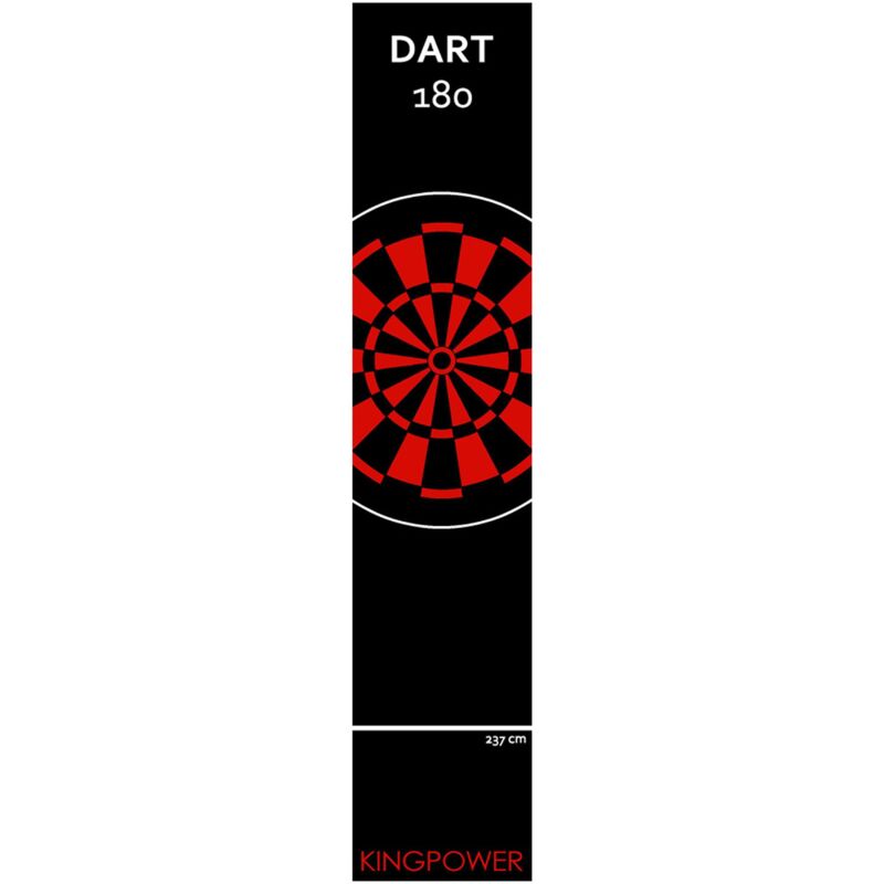 Dart Tapis 290 x 60 cm Darts Fléchettes Tournoi Paillet de Fléchettes Kingpower
