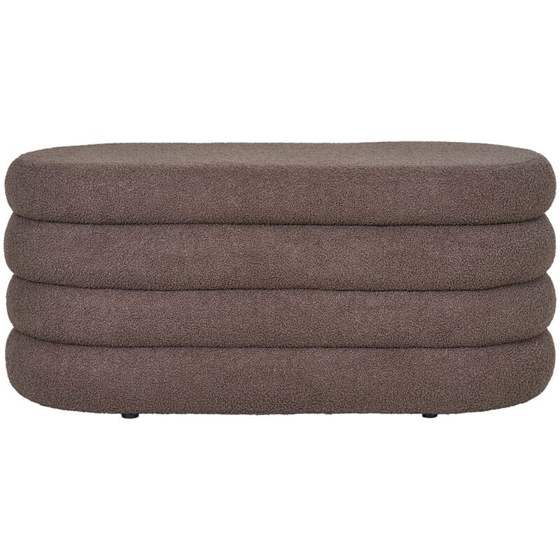 Dartford banc avec rangement marron.